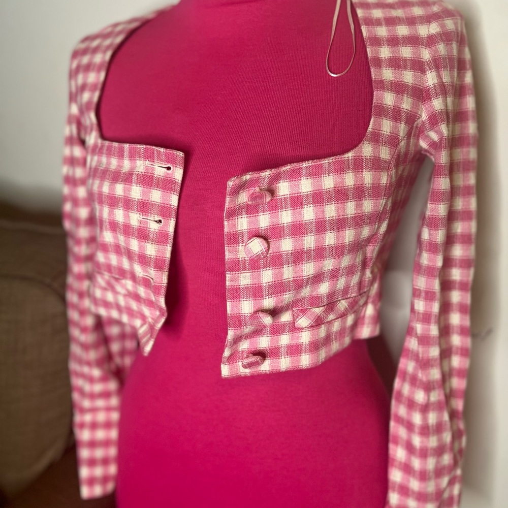 Zara Checkerboard top